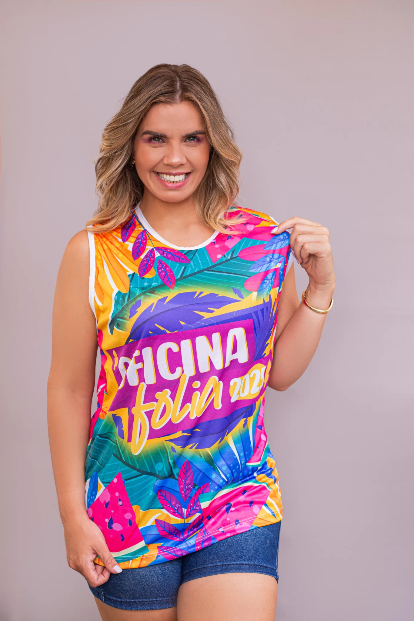 abada com brilho