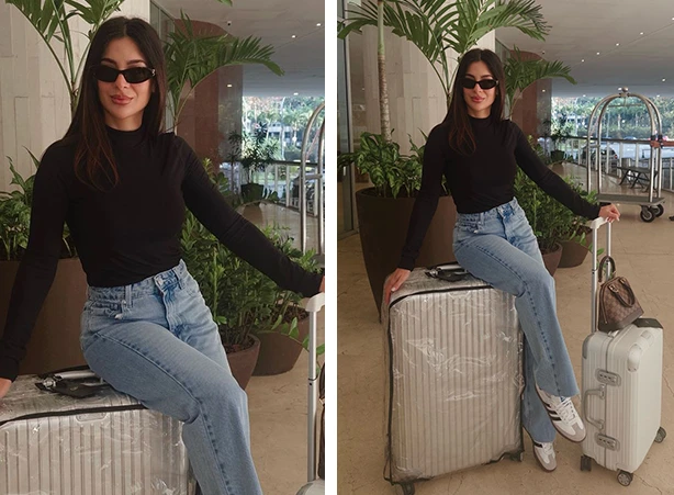 looks para viajar de avião