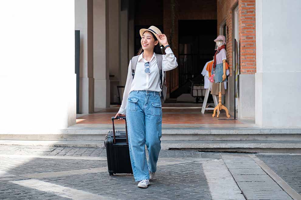 conjunto de moletom para viagem