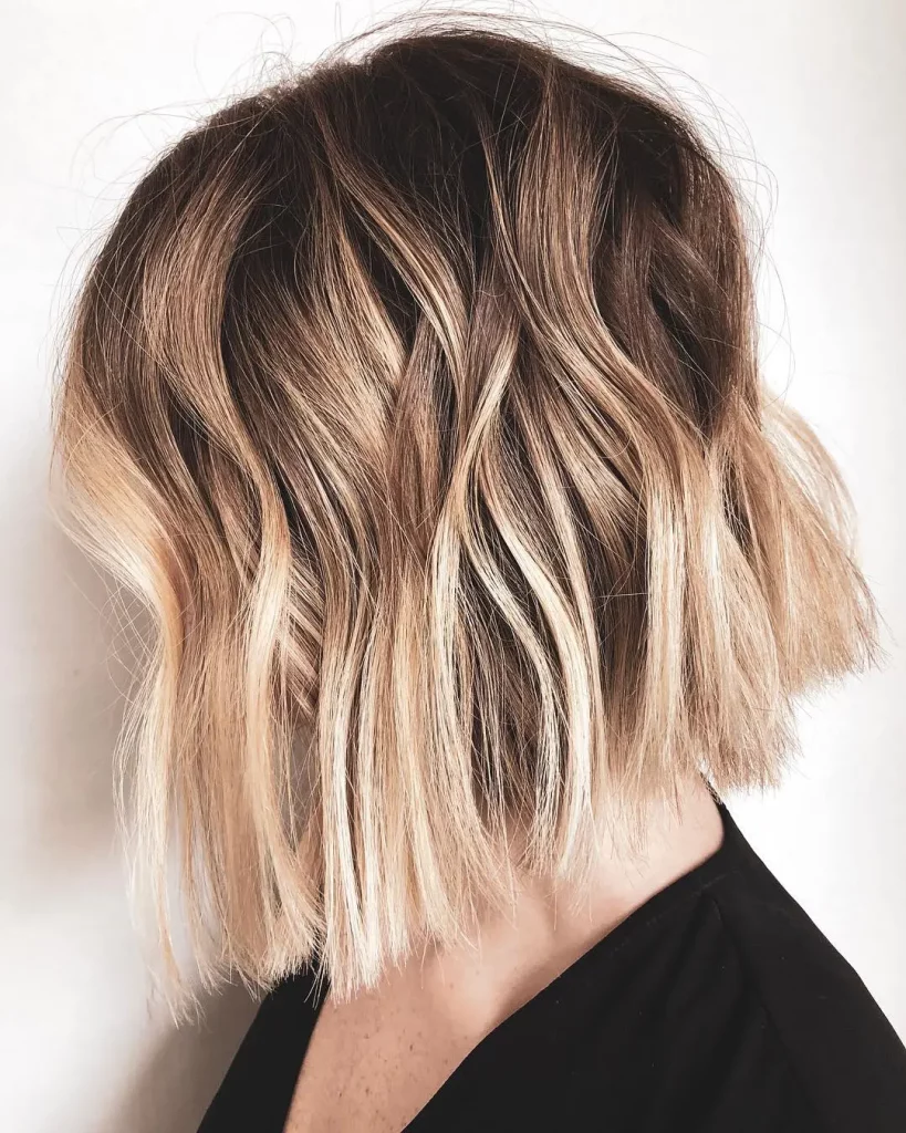 long bob assimétrico inspiração