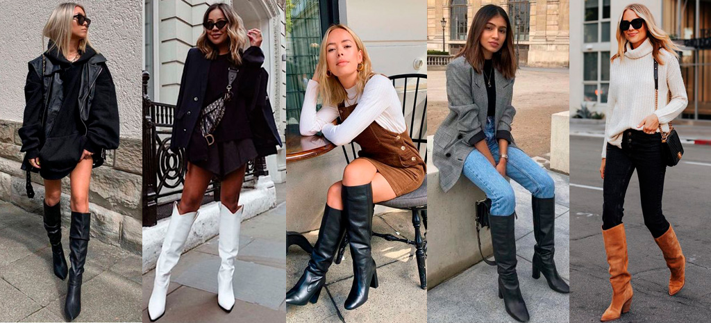 looks com bota de cano médio 2026