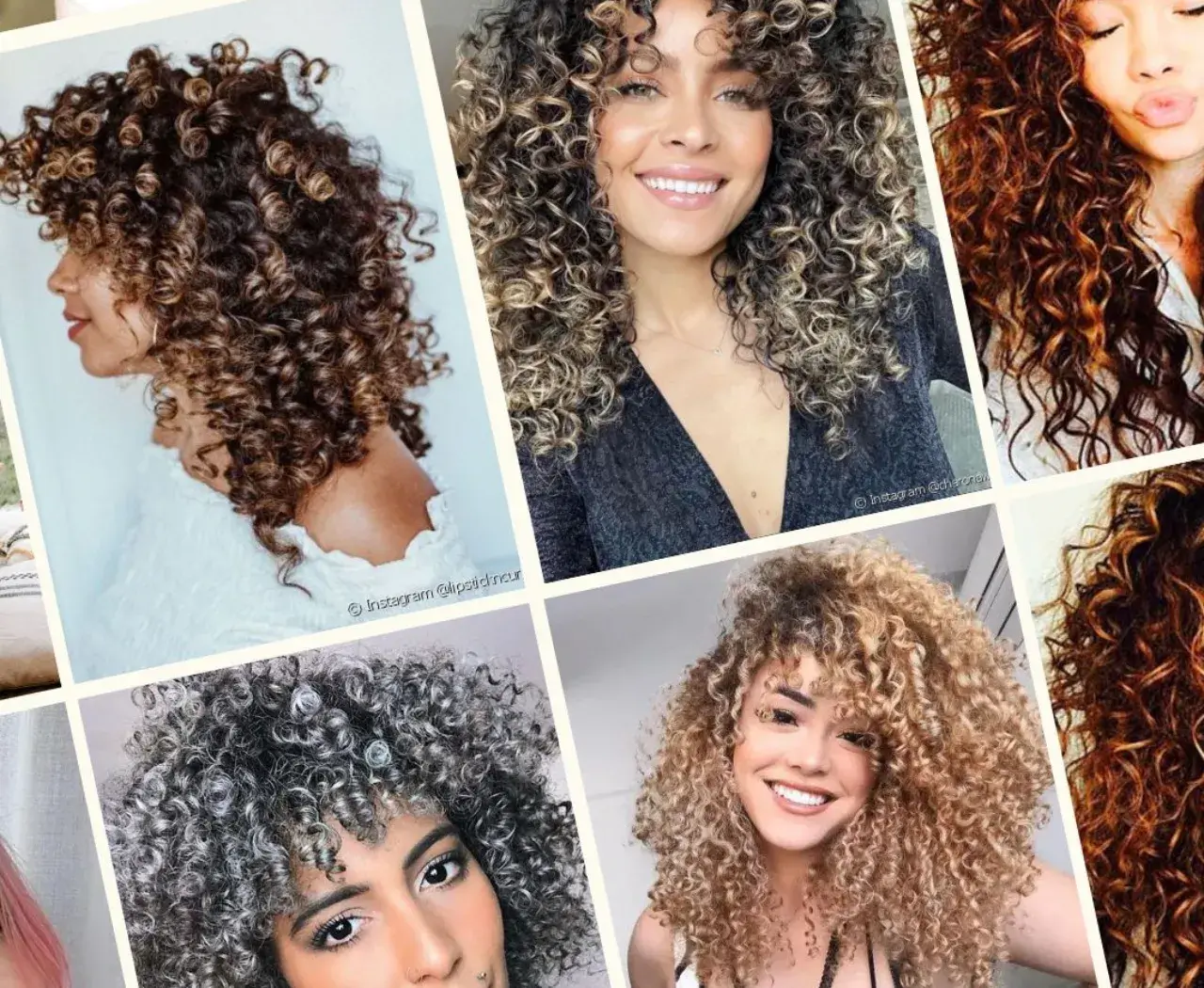 transformação cabelo cacheado com luzes