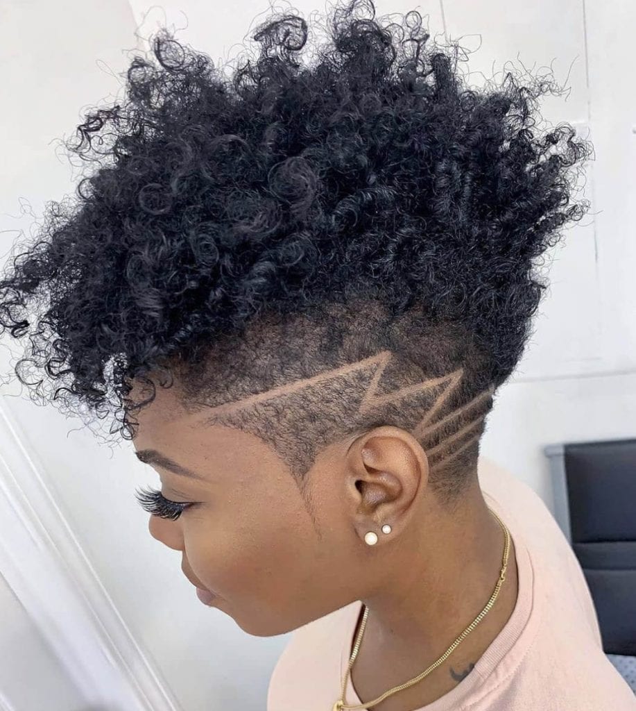 cabelo com lateral raspada