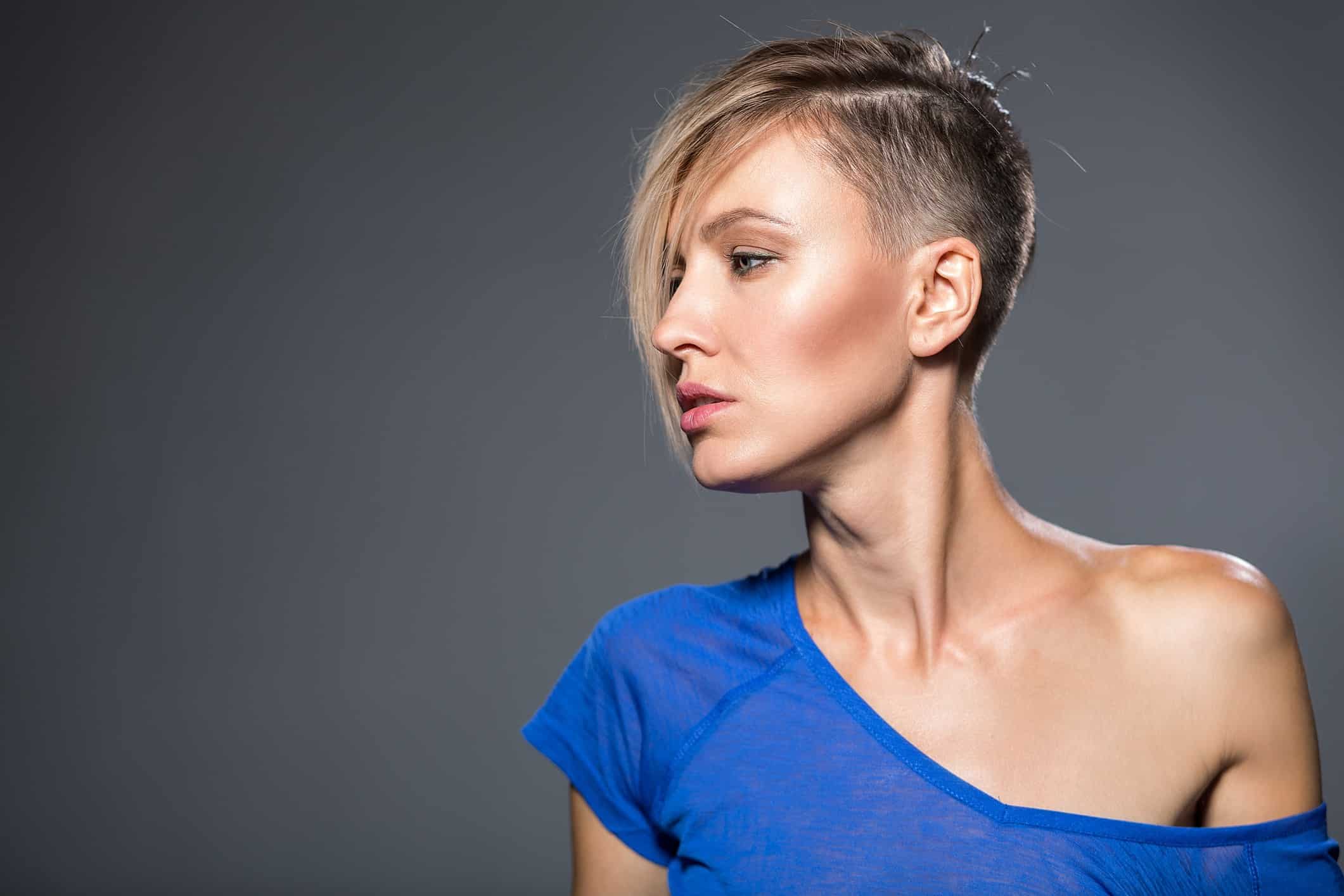 sidecut para cabelos curtos