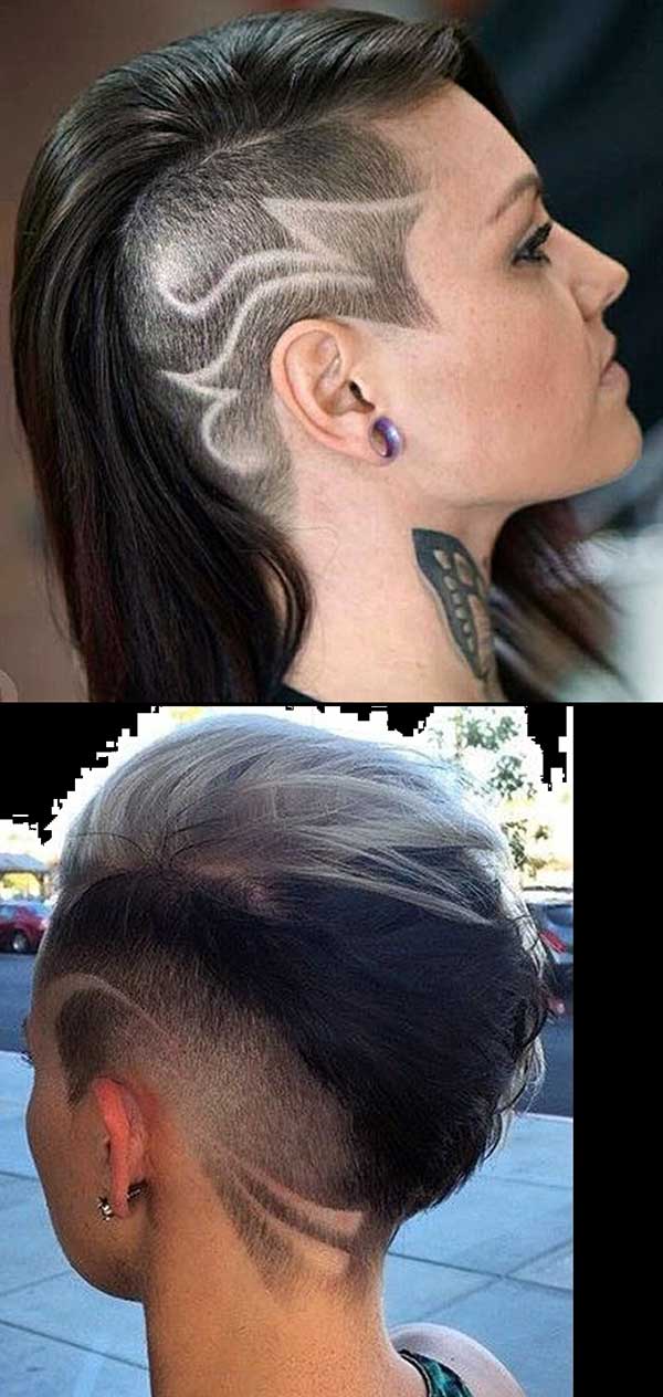 penteados com sidecut