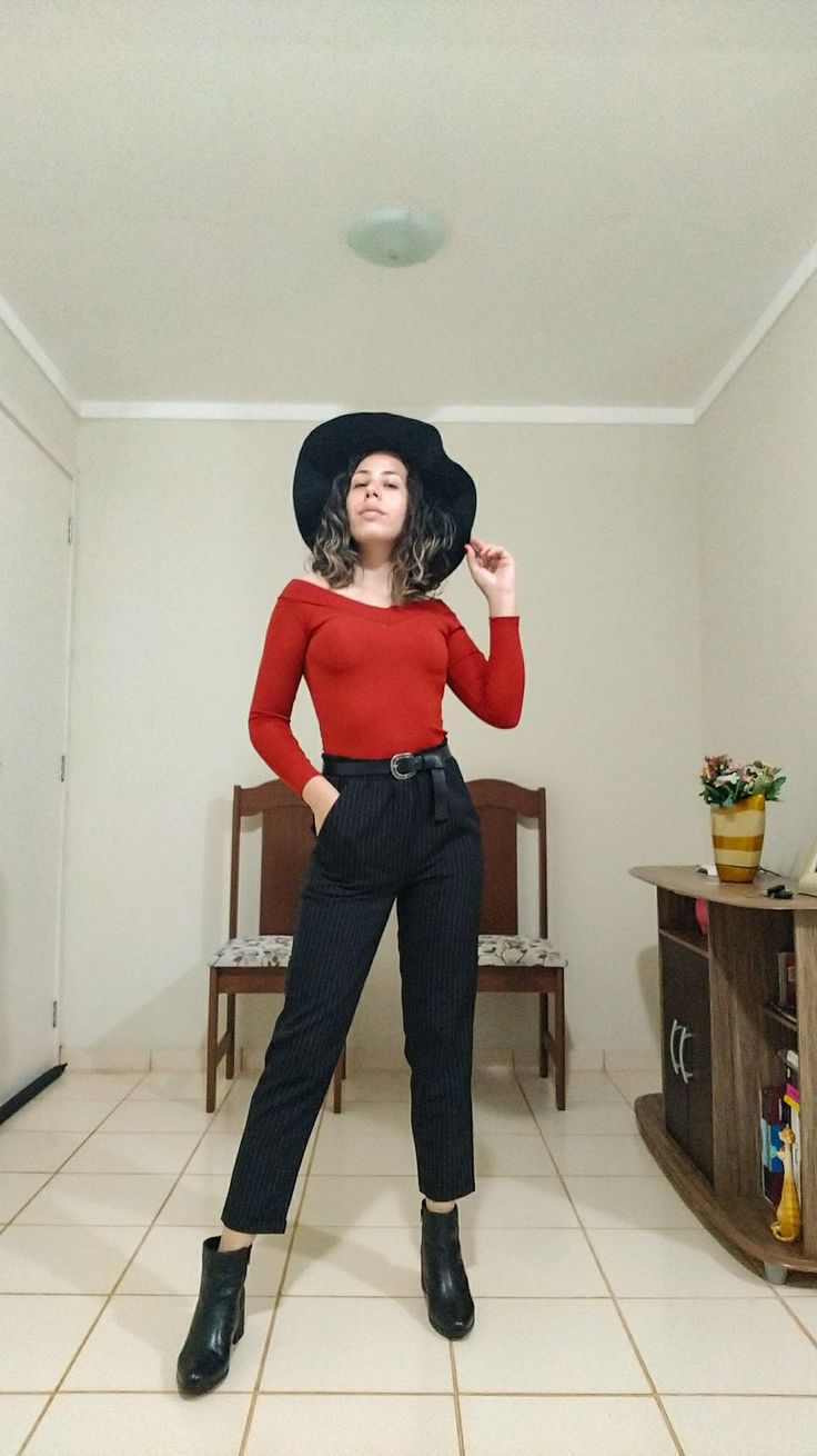 looks com calça de alfaiataria e bota