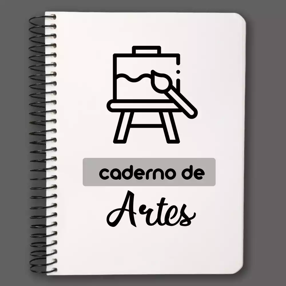 capa de artes colorida