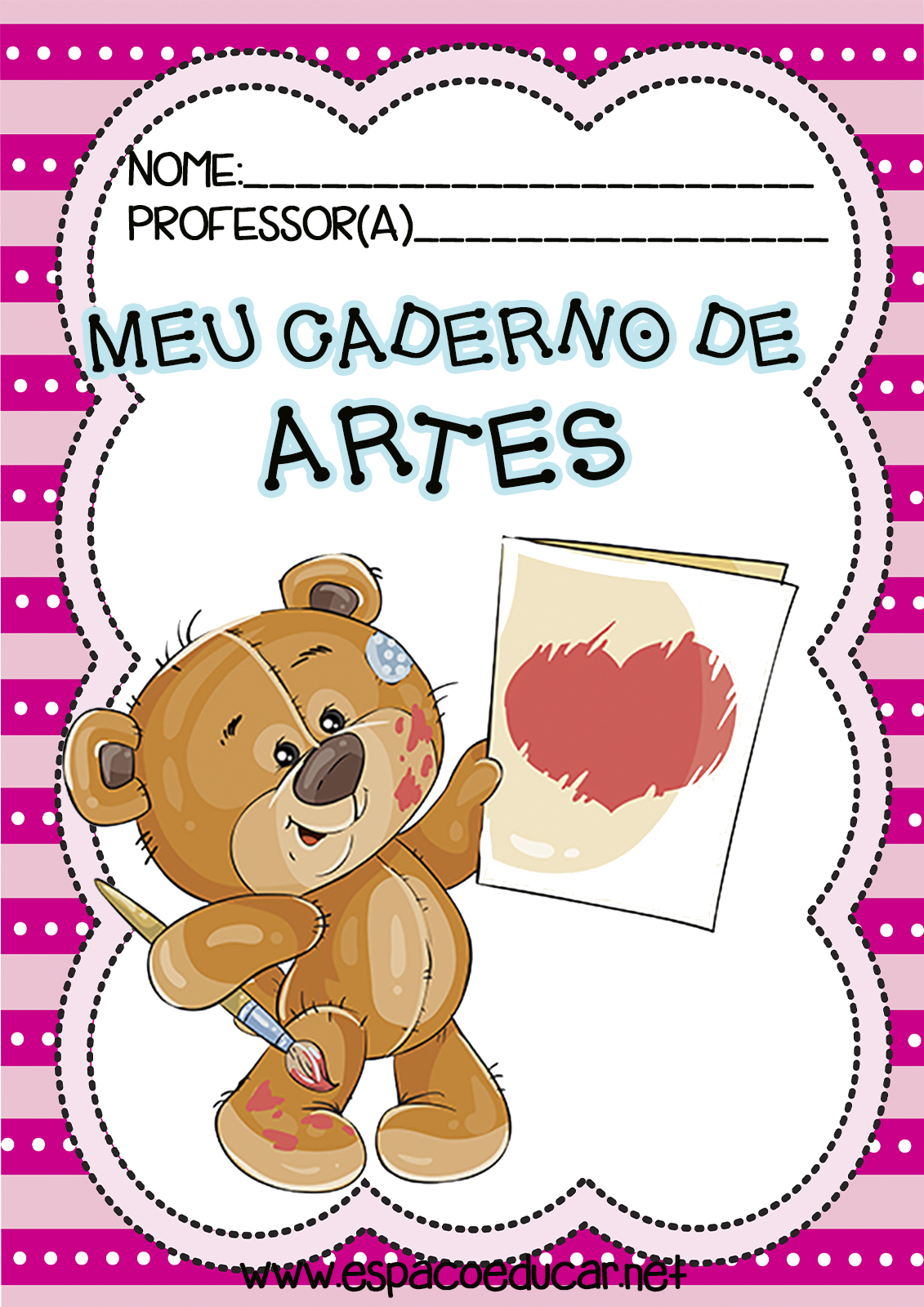 capa de artes fofinha