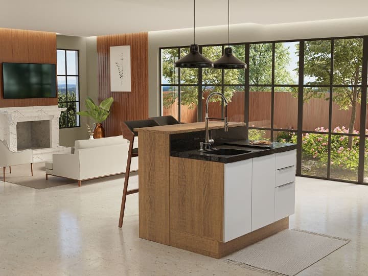 ideias sala e cozinha integrada
