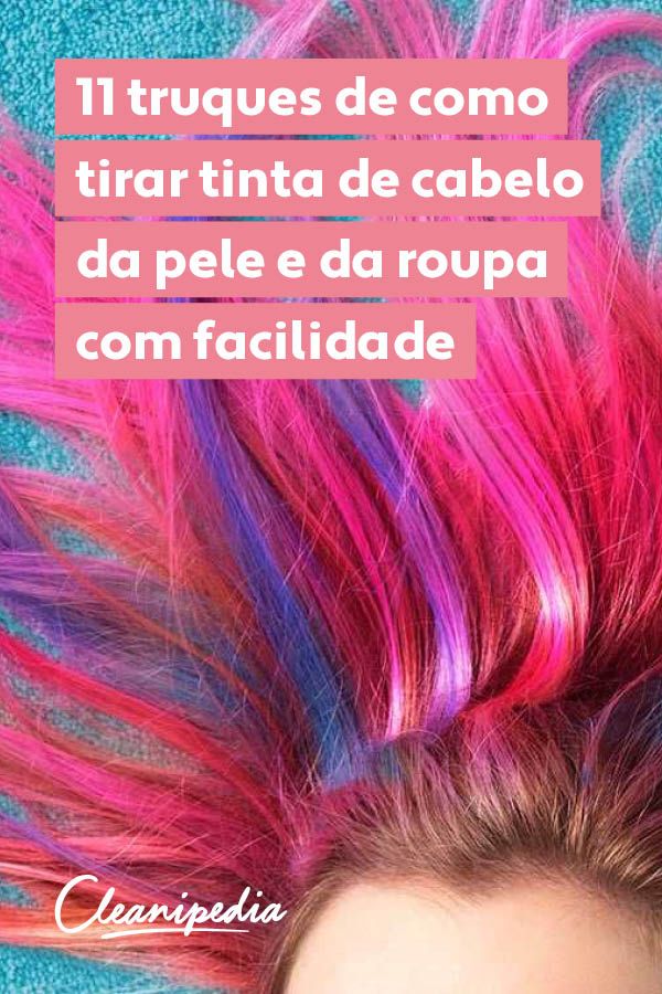 como tirar tinta de cabelo vermelha