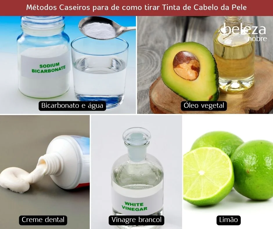 receita caseira para tirar tinta de cabelo