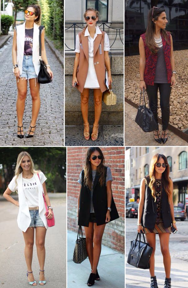 colete como blusa