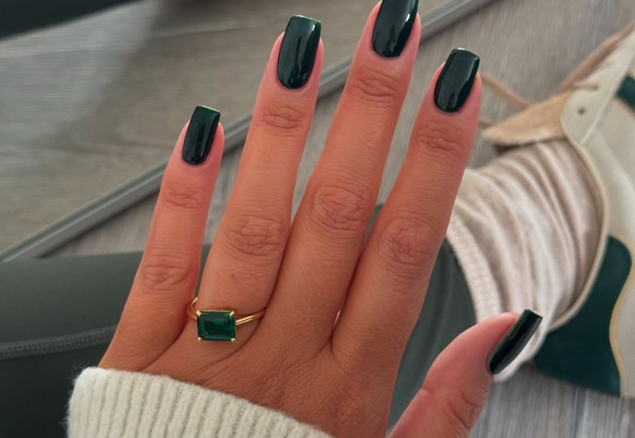 esmalte verde tendência