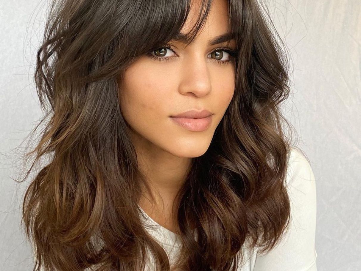 corte cabelo médio liso repicado
