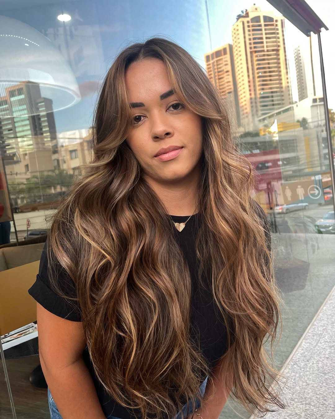 melhor corte para cabelo ondulado e longo