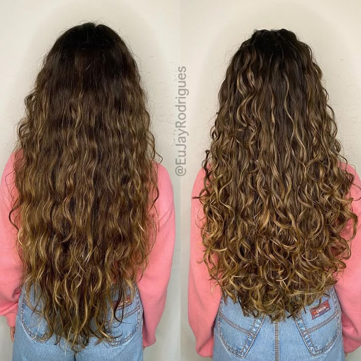 corte em camadas cabelo ondulado longo