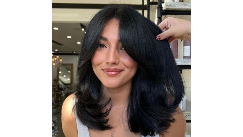 franjão para cabelo longo