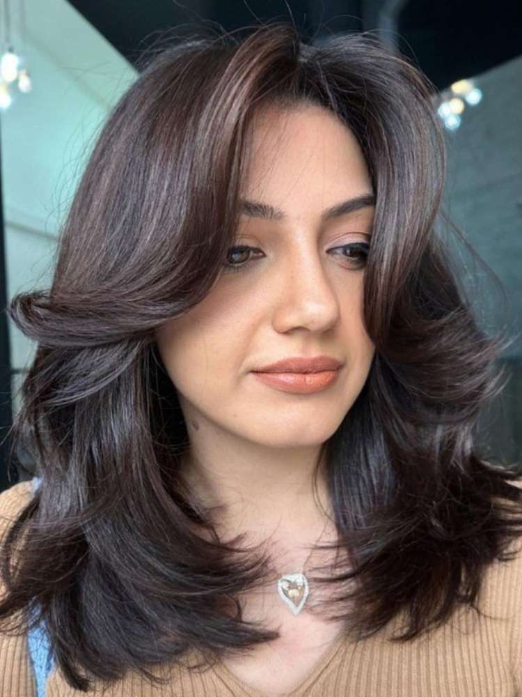 cortes que combinam com franja longa