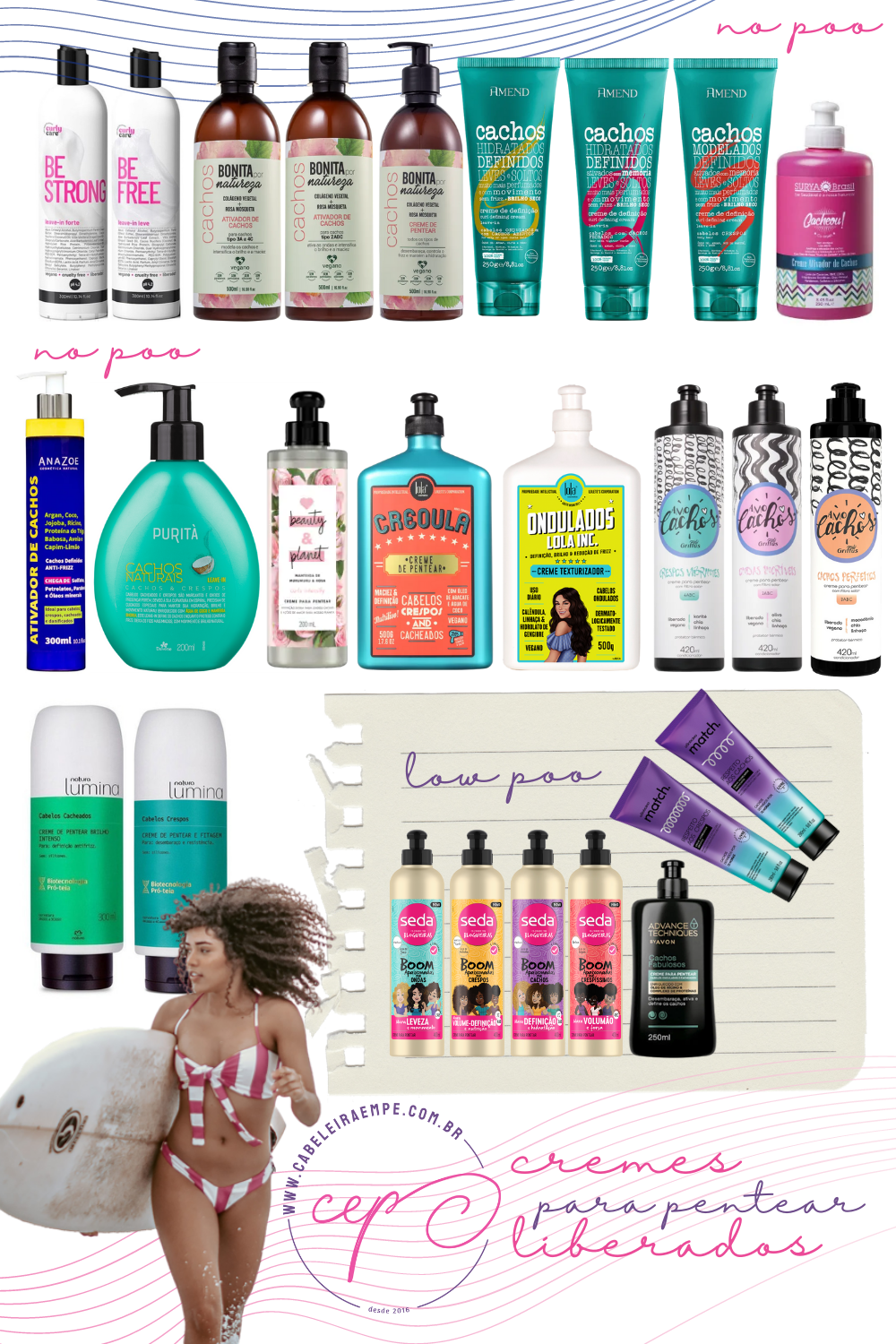 creme de pentear vegano cabelo cacheado
