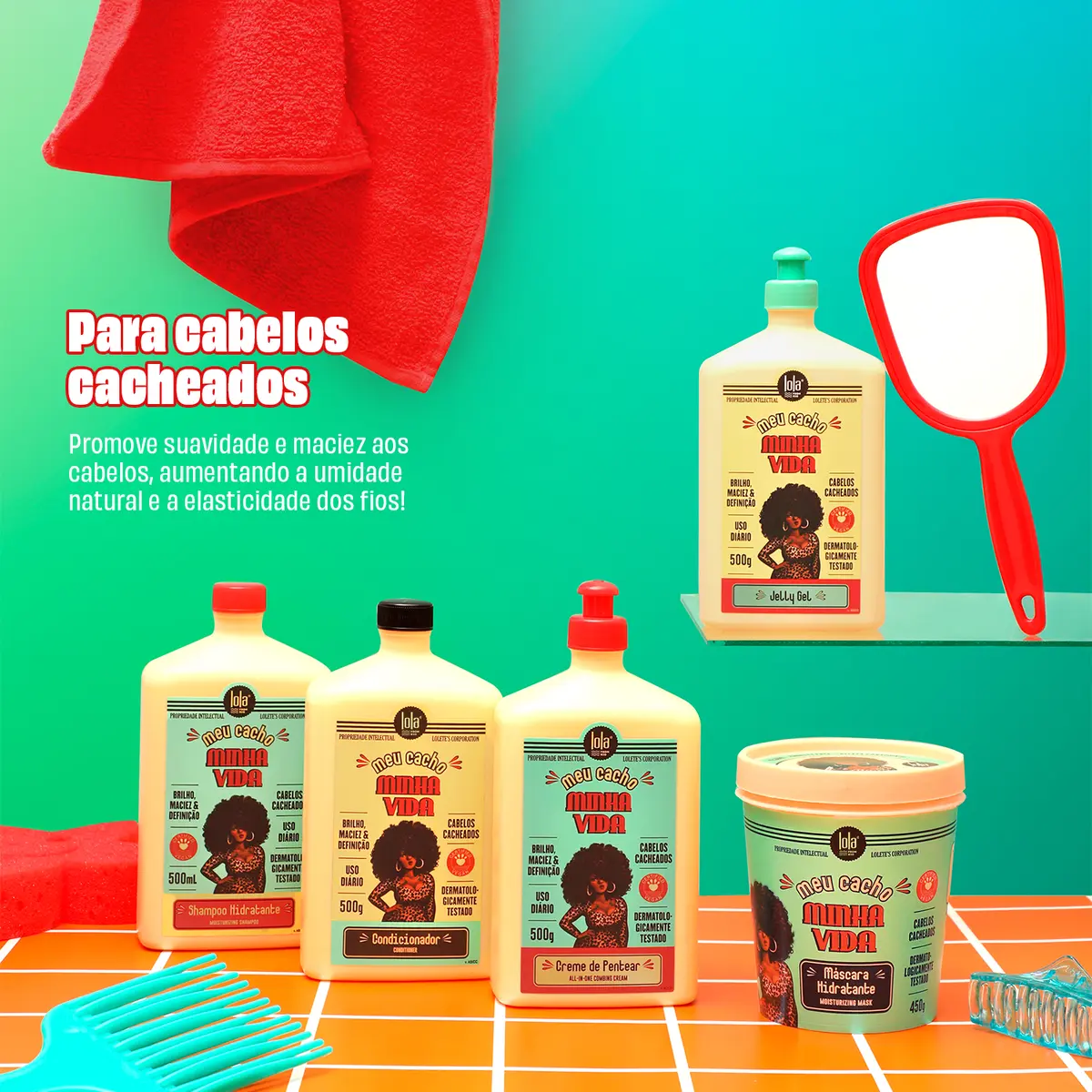 creme de pentear para volume cabelo cacheado