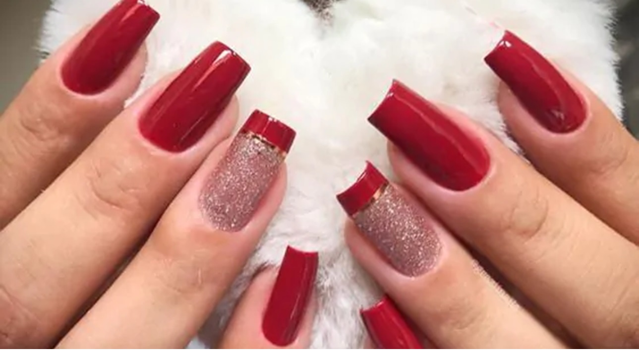 tendências unhas vermelhas 2026