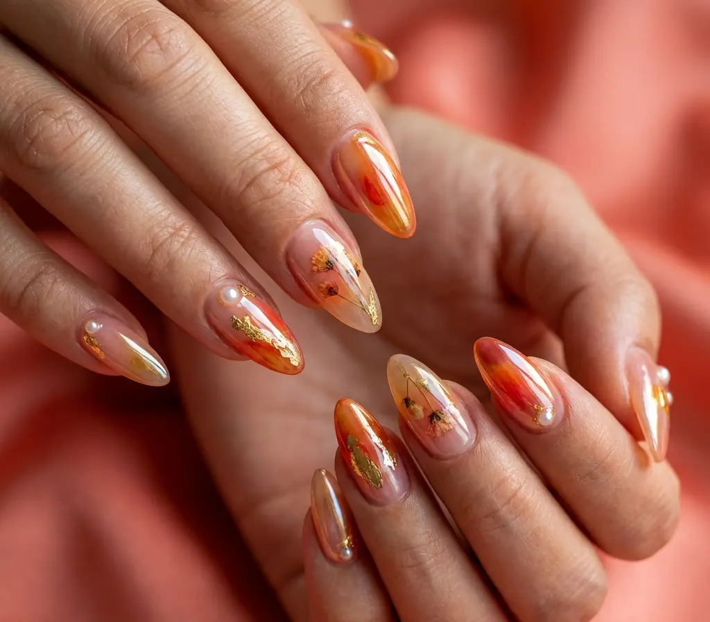 inspiração unhas em gel simples