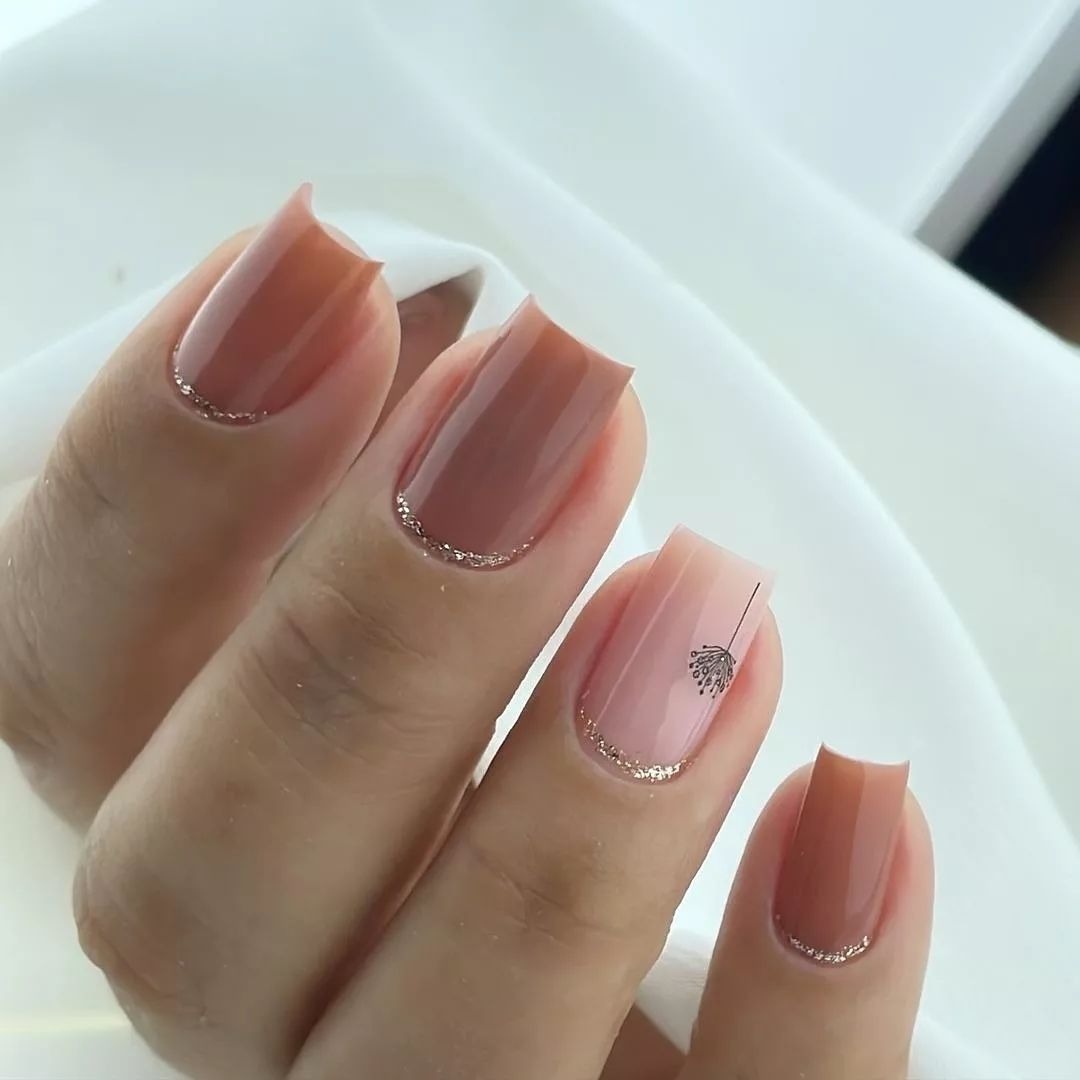 unhas em gel naturais