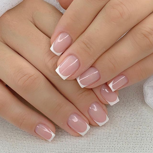 unhas em gel naturais