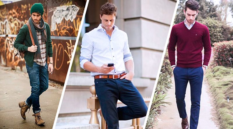 Estilo elegante masculino