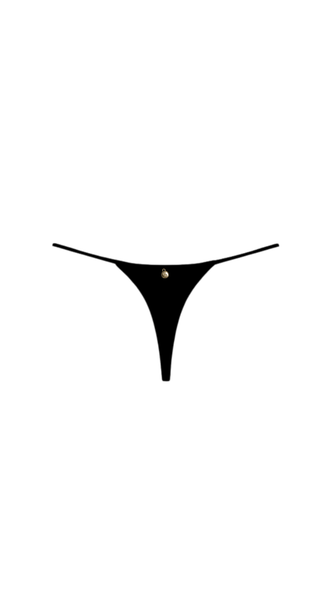 calcinha fio dental preta