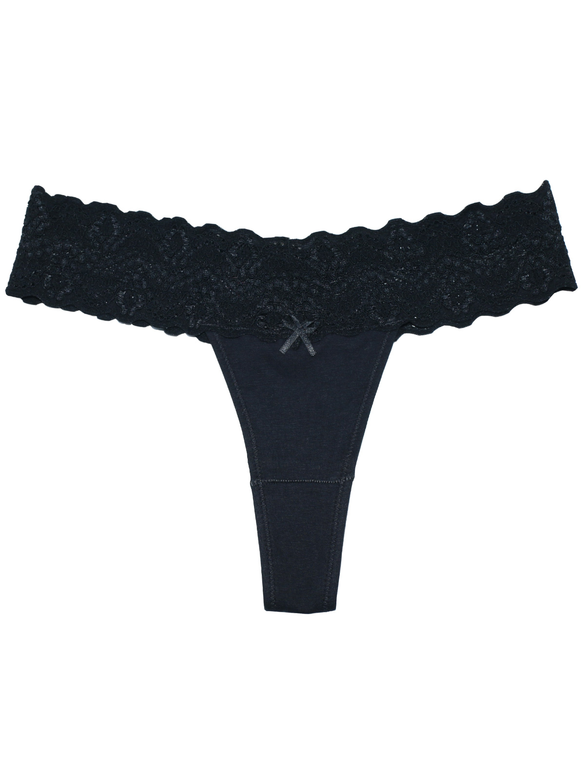 moda íntima fio dental preto