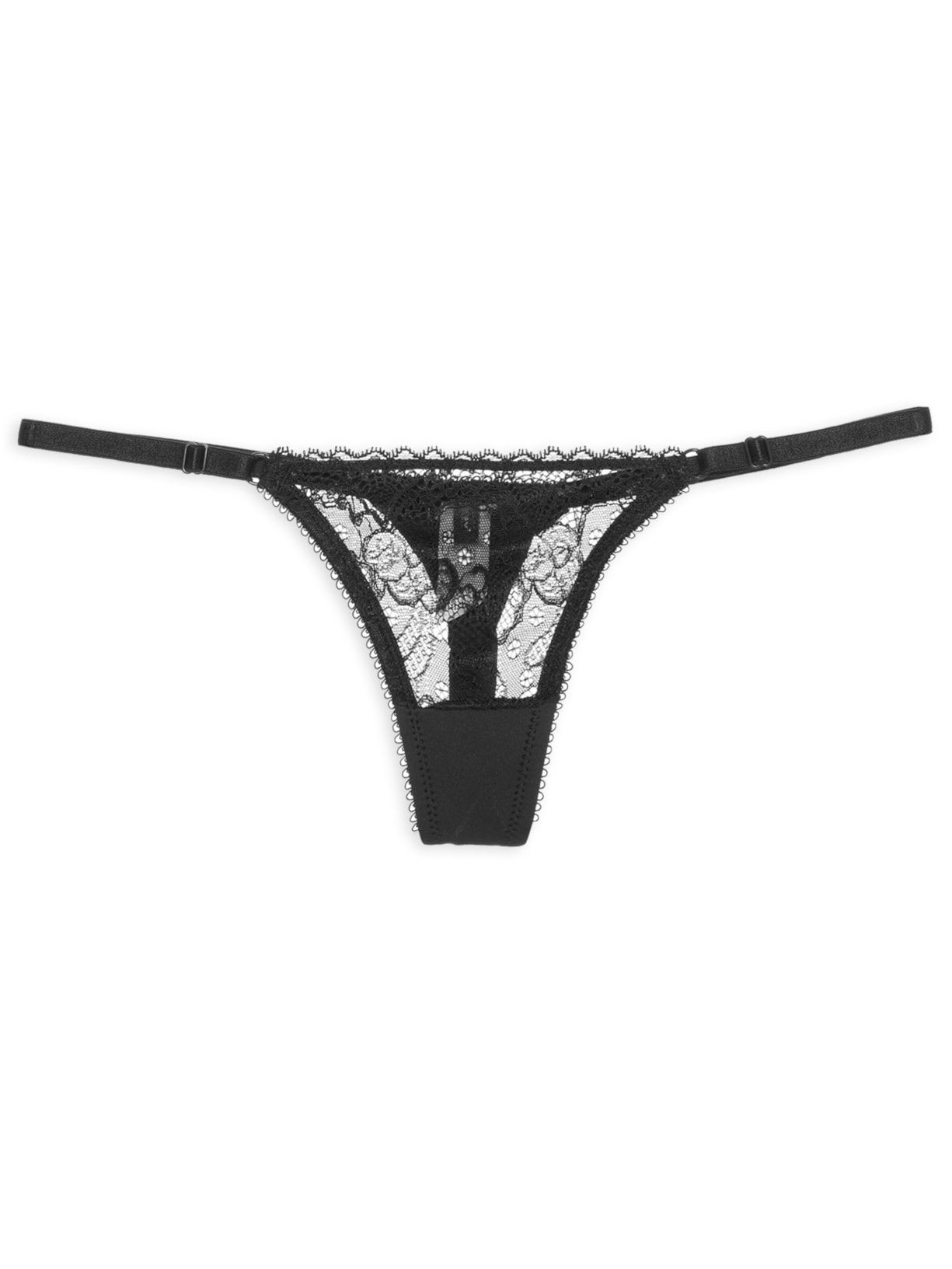 calcinha de renda preta fio dental