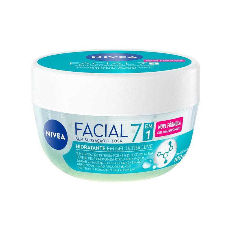 hidratante facial gel com ácido hialurônico