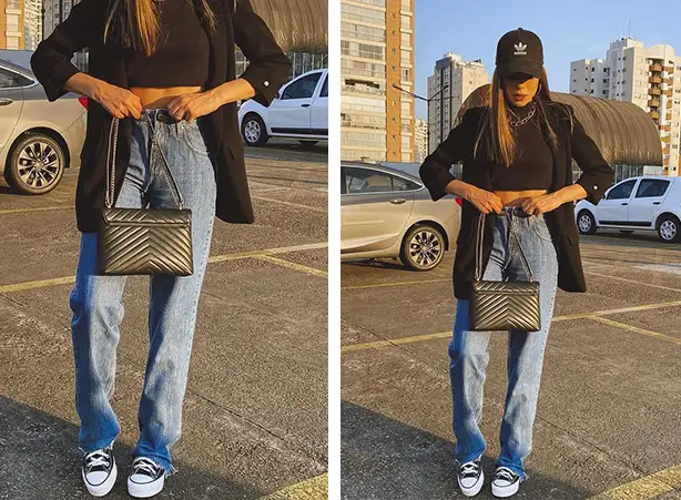 looks com tênis branco