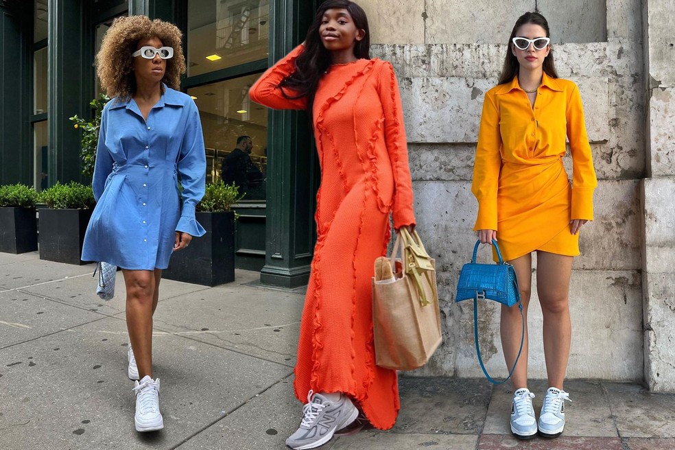 estilo comfy chic com tênis