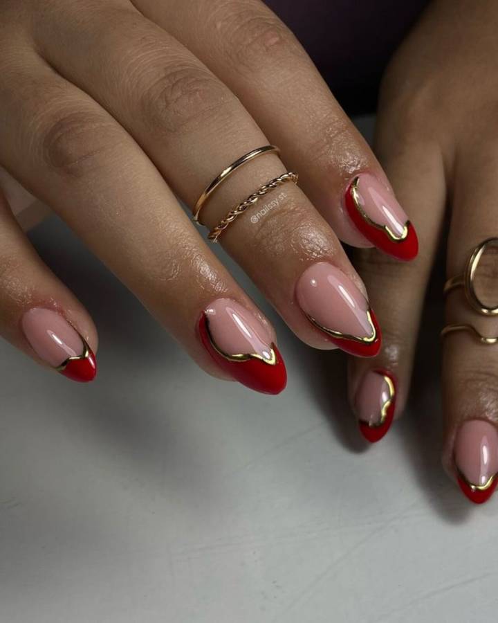 unhas decoradas francesinha