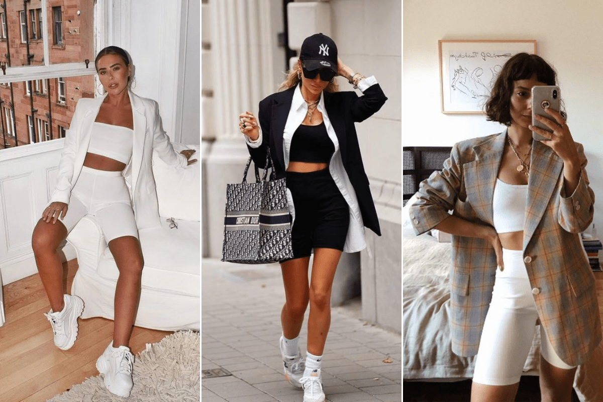 Dark Academia shorts styling