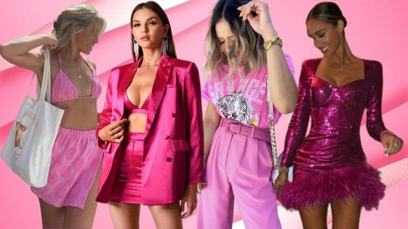 maquiagem barbiecore