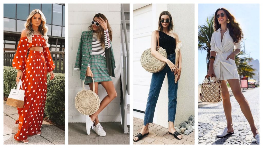 estilo casual chic com palha