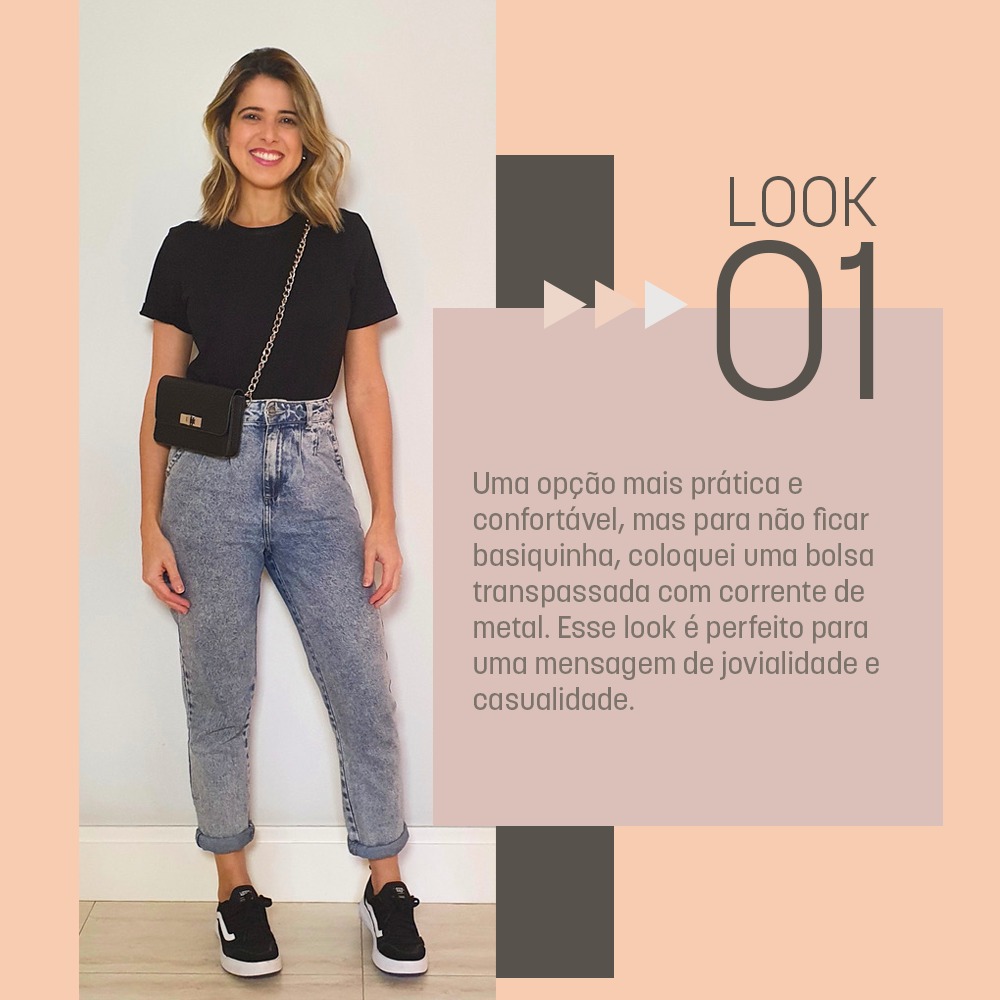 looks com calça jeans preta feminina