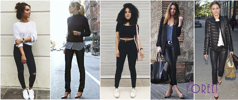 tendências calça jeans preta 2026