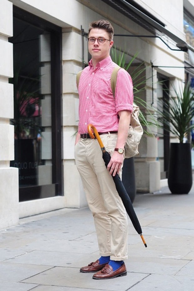 combinações camisa rosa masculino