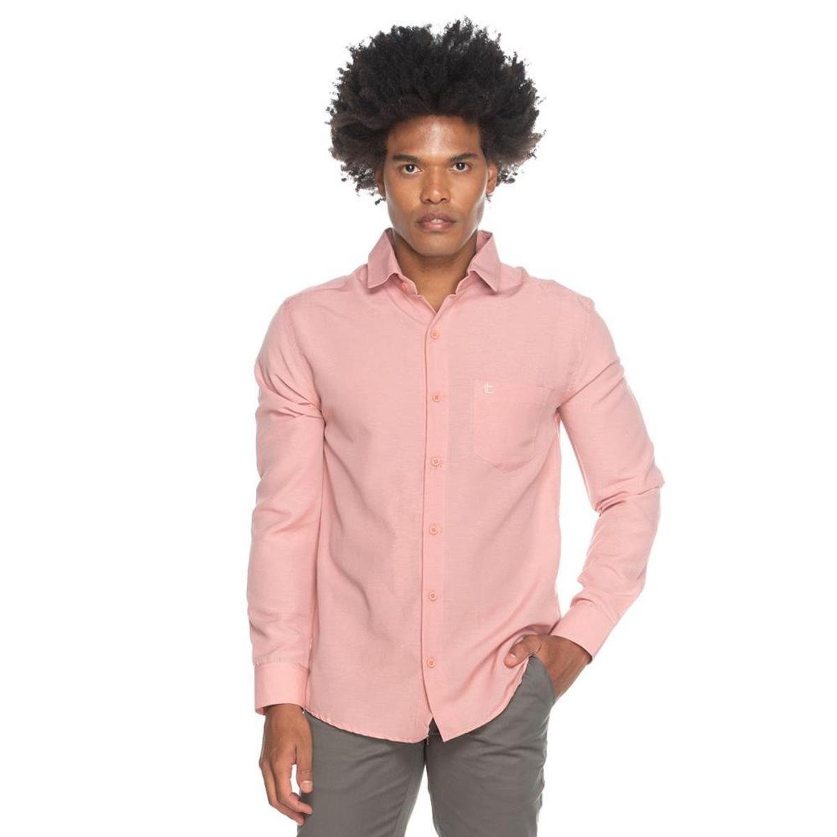 roupas masculinas cor de rosa