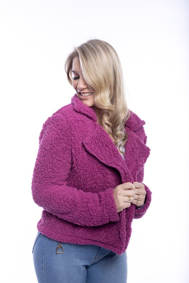 look com casaco teddy