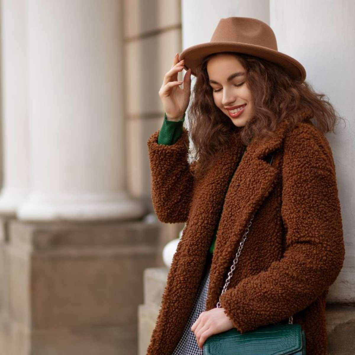casaco teddy inverno