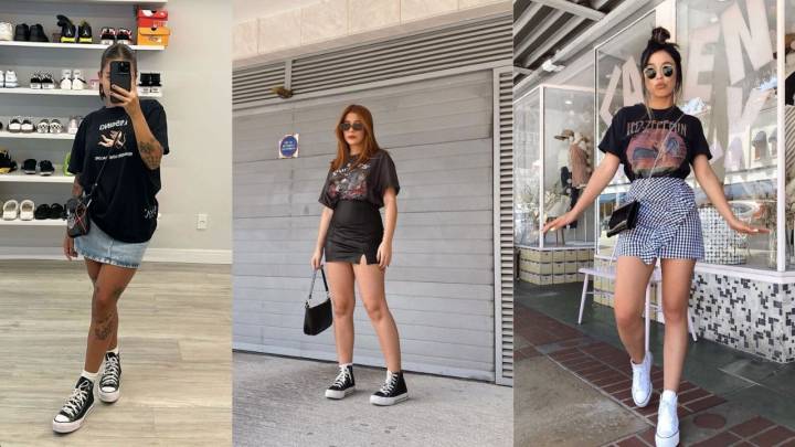 como usar all star preto cano alto feminino