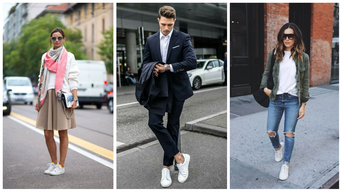 estilo hi-lo blazer branco tênis