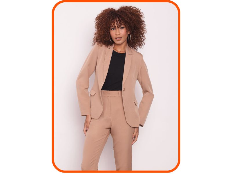como montar look com blazer nude