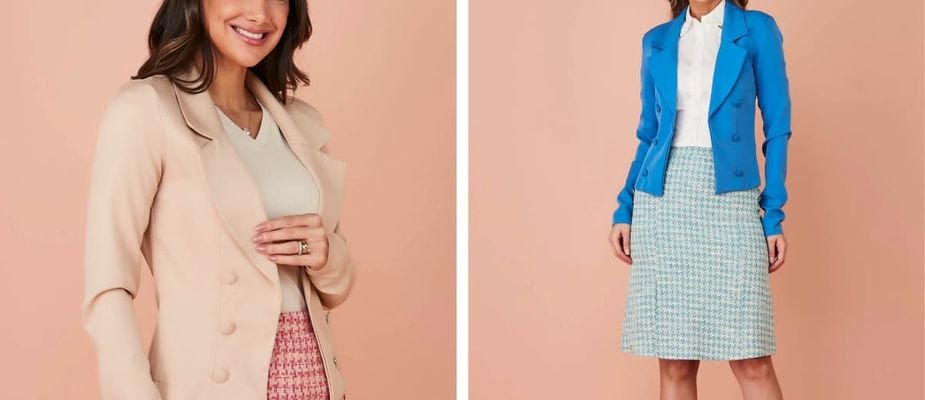 looks elegantes com blazer nude