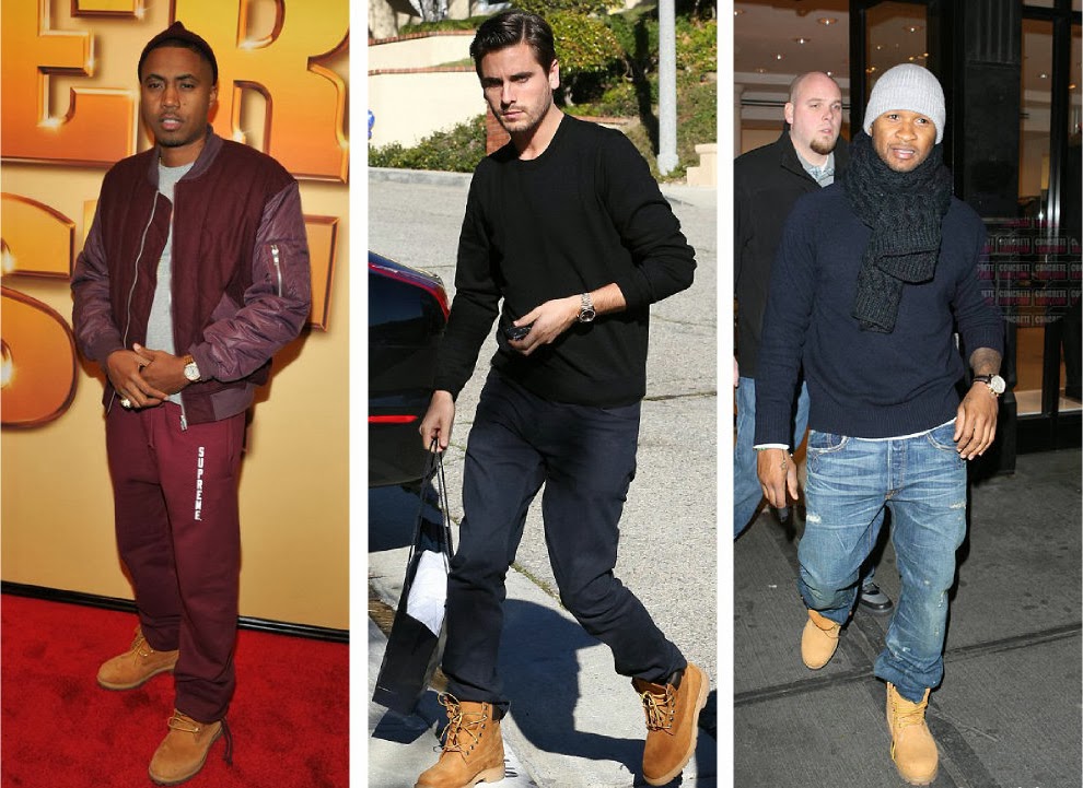 moda masculina bota amarela
